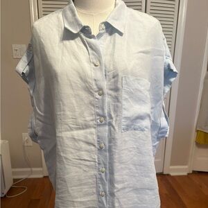 Light Blue Linen Shirt